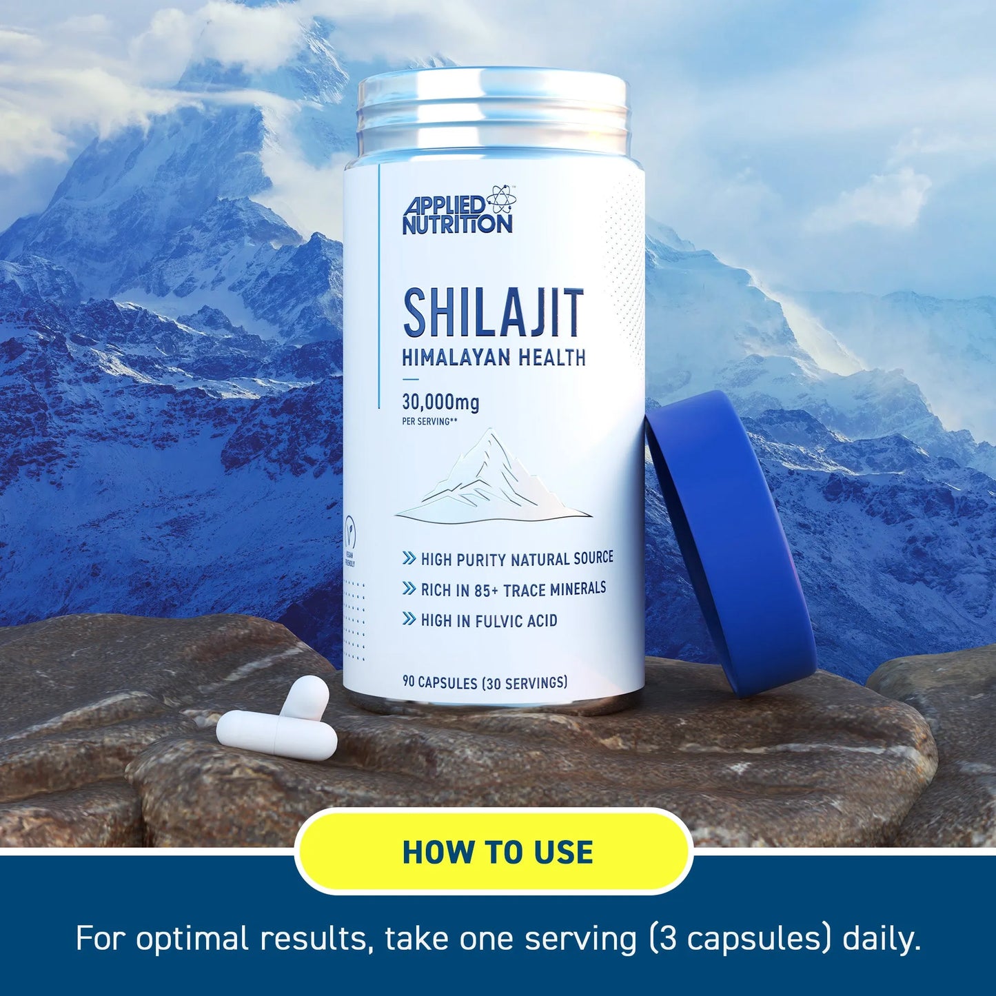 Pure Shilajit Capsules (90 Capsules)