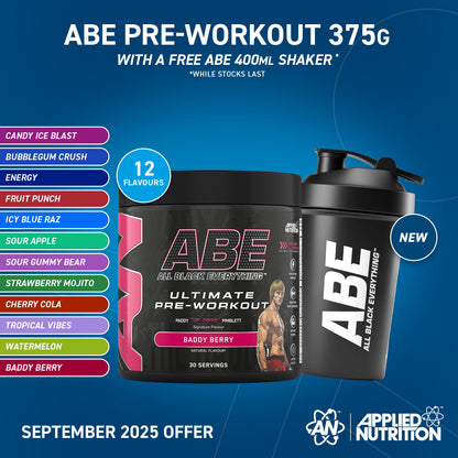 ABE All Black Everything - Extremely Potent Pre-Workout Powder