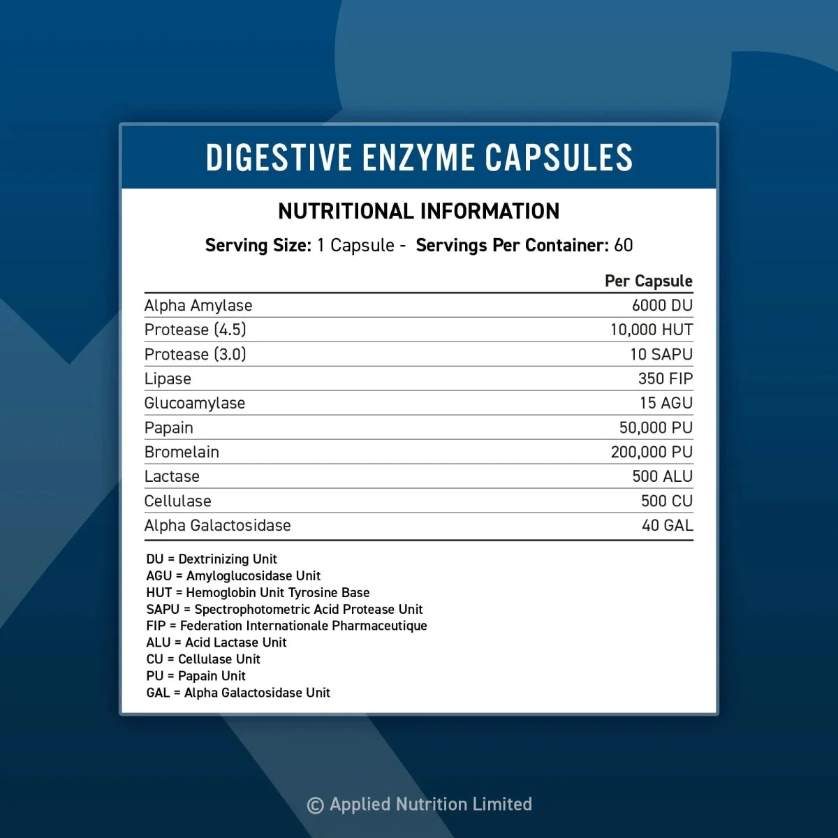 Digestive Enzyme Capsules