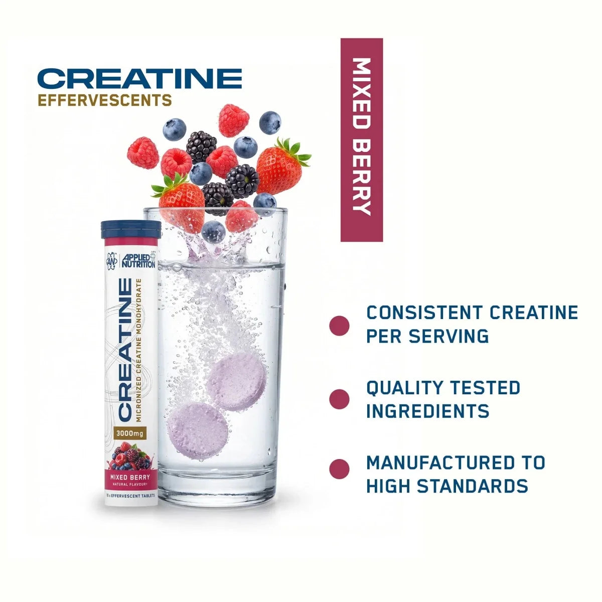 Creatine Monohydrate Effervescent Tablets