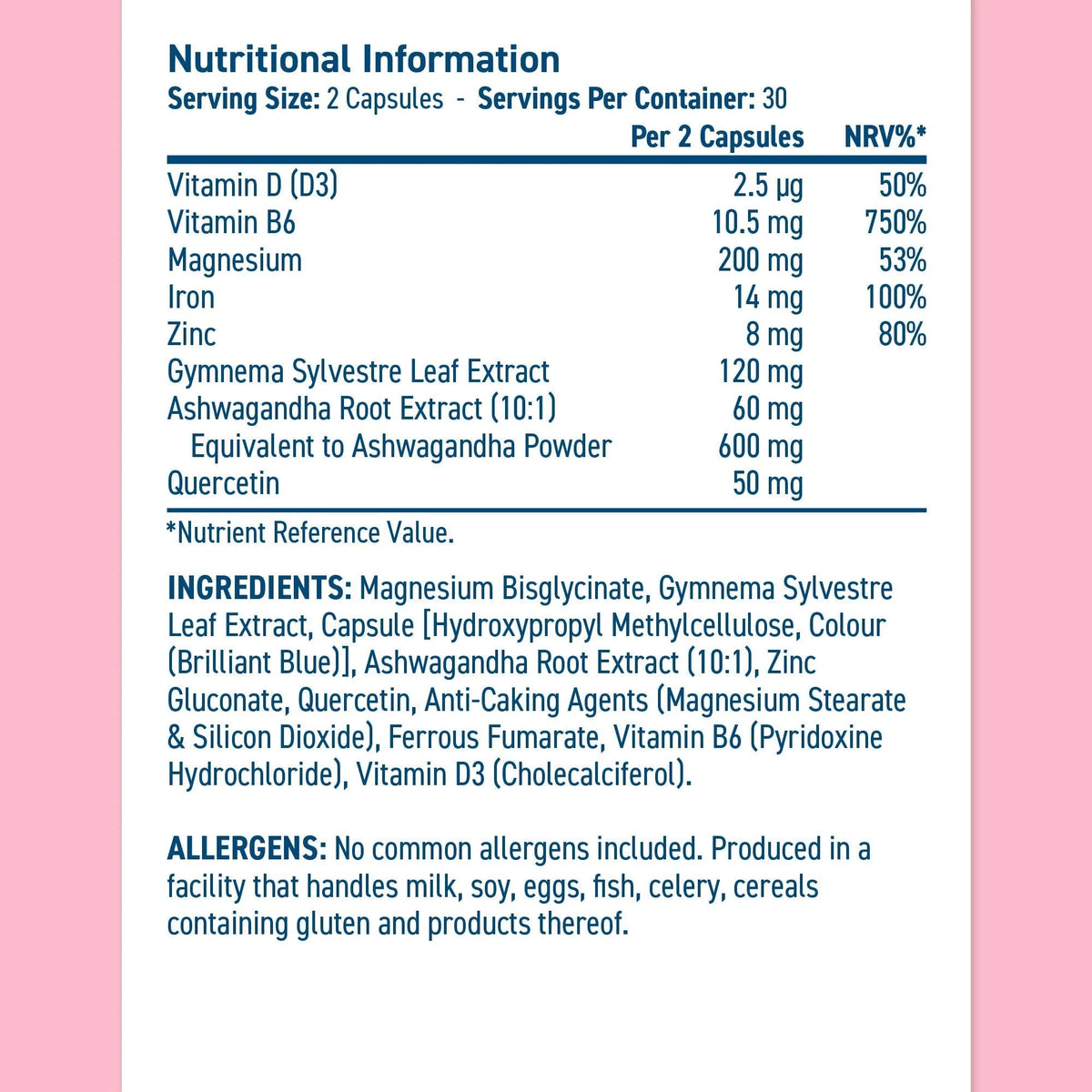 Menopause Complex Capsules (60 Capsules)