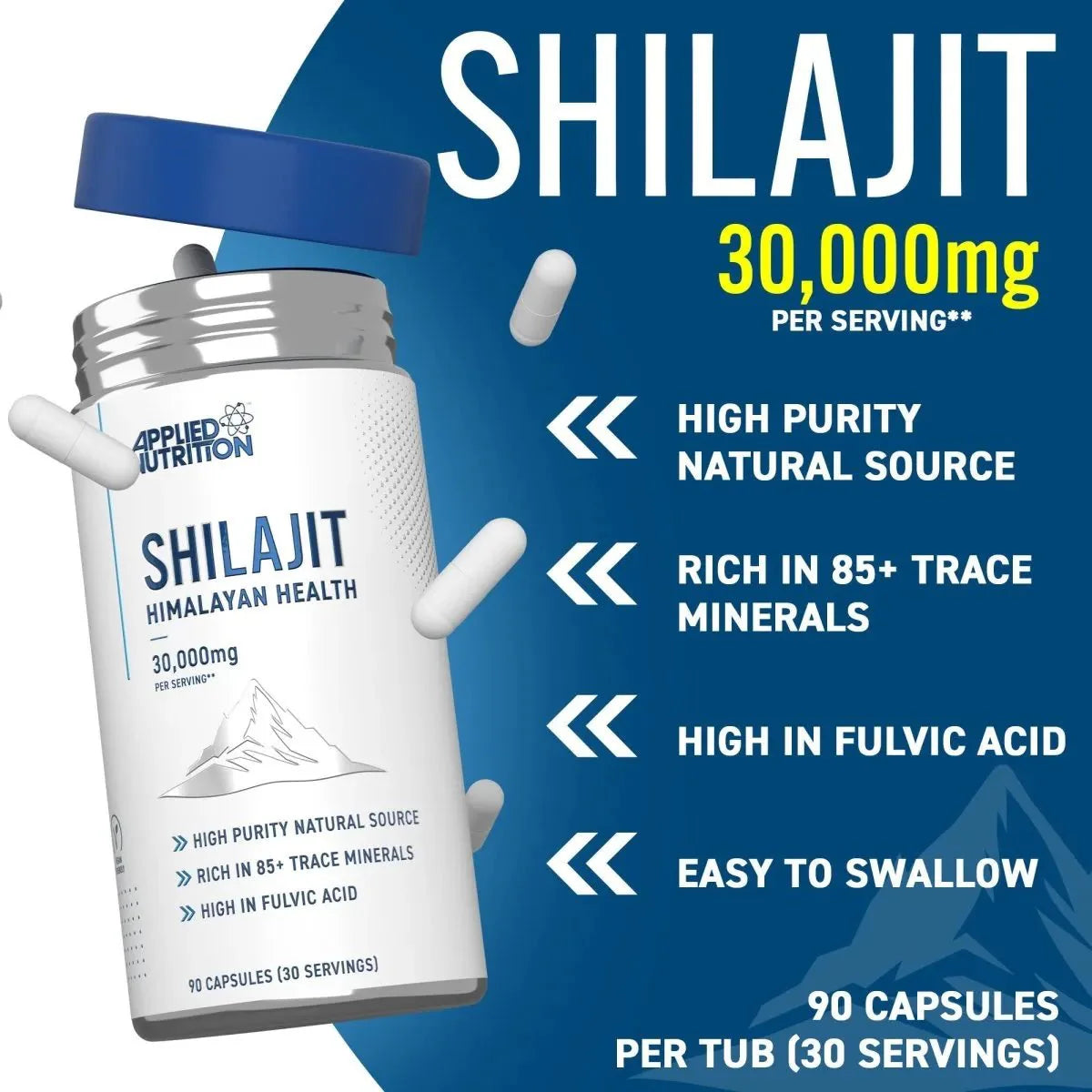 Pure Shilajit Capsules (90 Capsules)