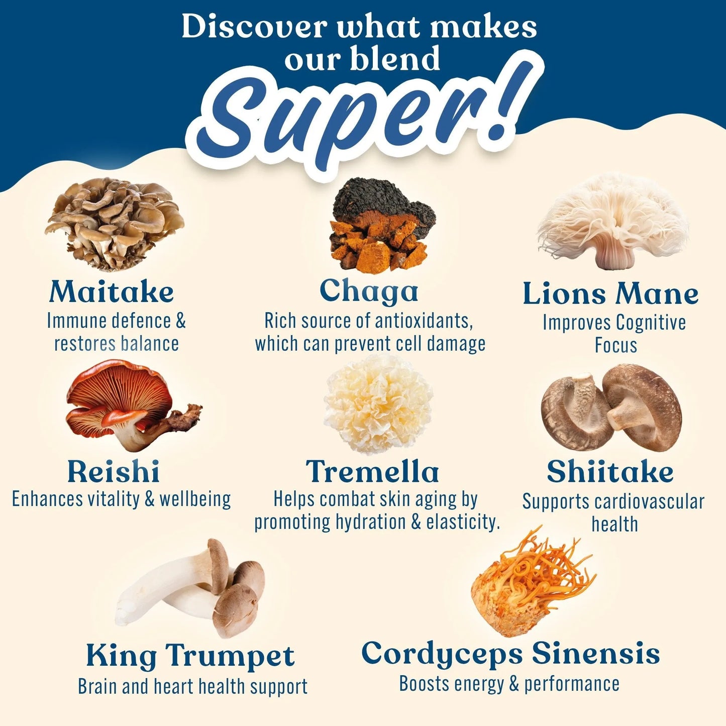 Mushroom Superblend 160g