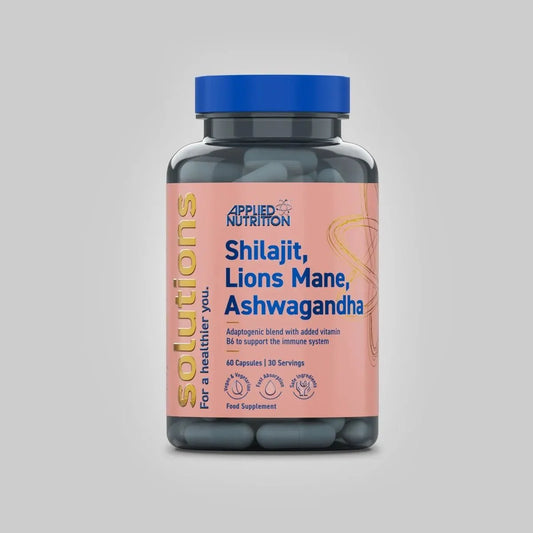 Shilajit, Lions Mane, Ashwagandha Capsules (60 Capsules)